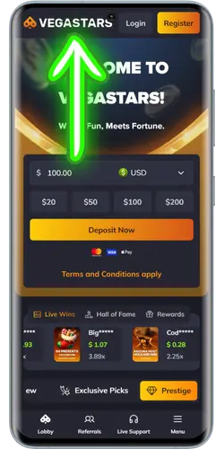 VegaStars Casino site