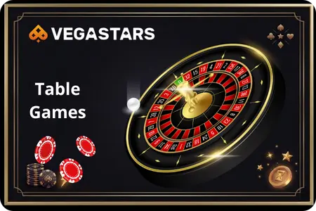 Vega Stars table game section